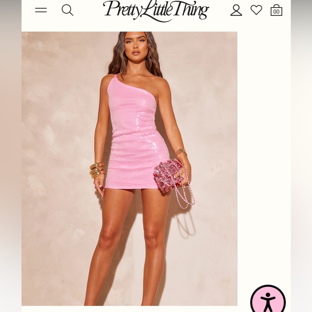 NWT PLT Pink Sequin Dress